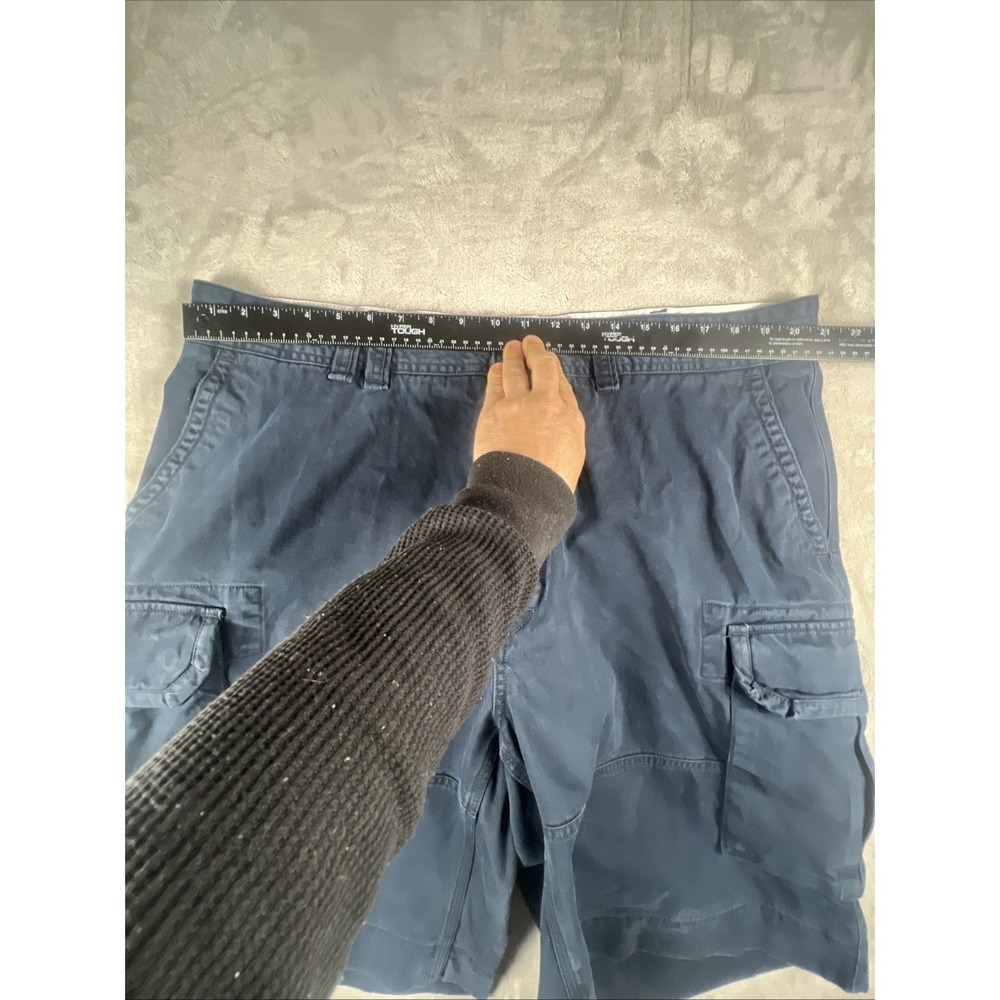 Polo Ralph Lauren Cargo Shorts Men 42L Navy Blue Classic Fit Chino Pockets Flap
